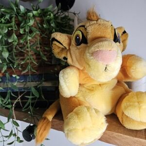 Vintage Applause Disney Lion King Simba‎ Cub Hand Puppet Plush Stuffed Animal 9"